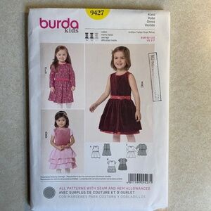 BURDA Girl’s Dress Sewing Pattern